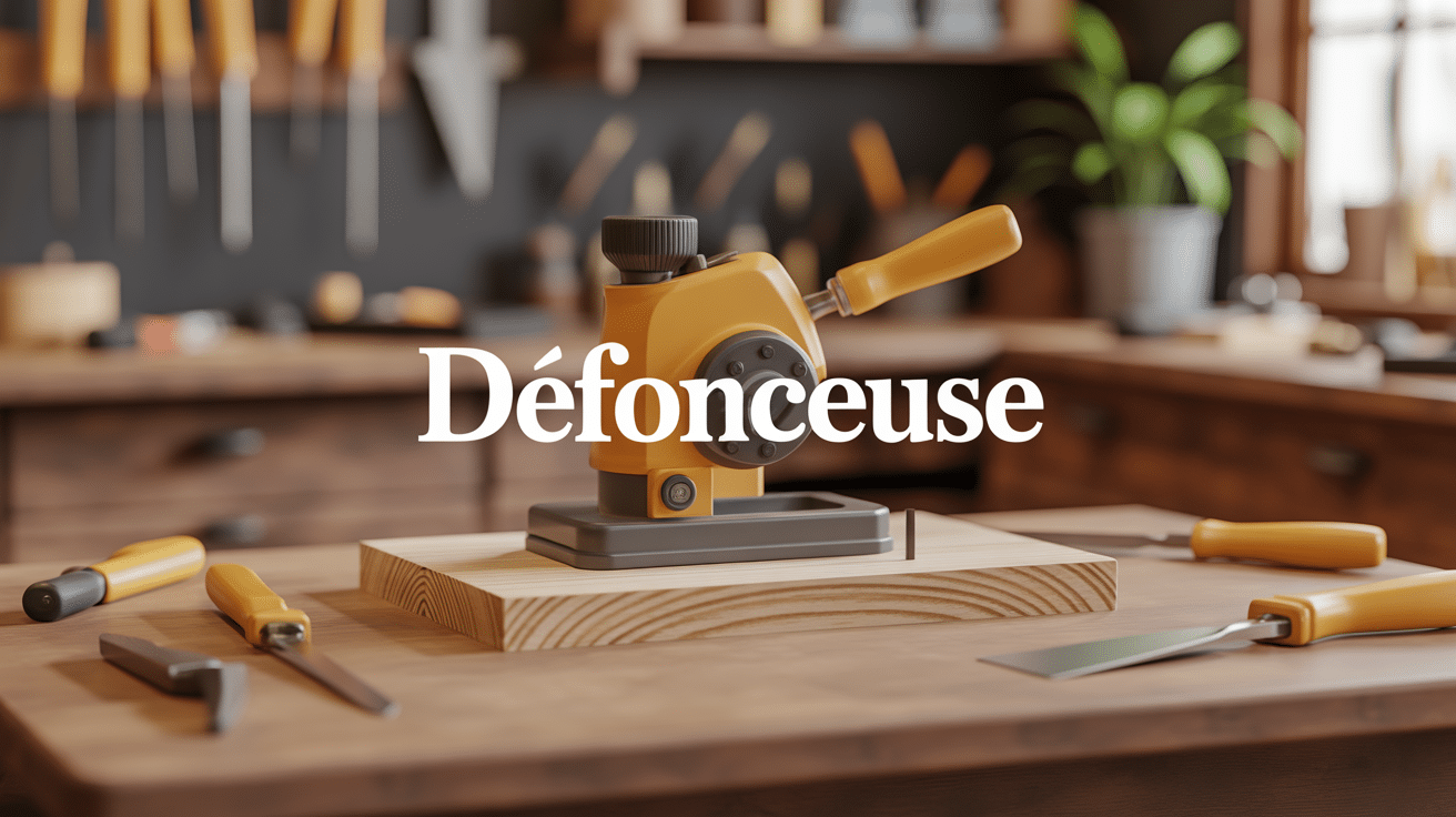 a quoi sert une défonceuse en image action atelier bois