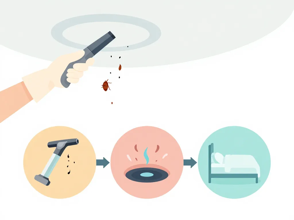 Étapes éliminer asticot au plafond efficacement