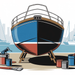 bateau peinture coque illustration port outils