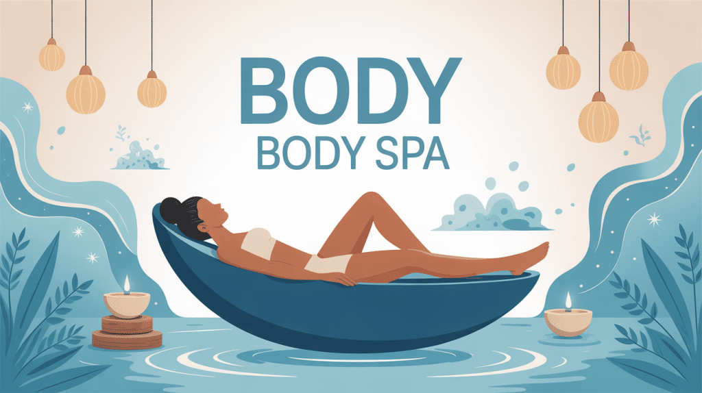 body body spa espace détente illustration