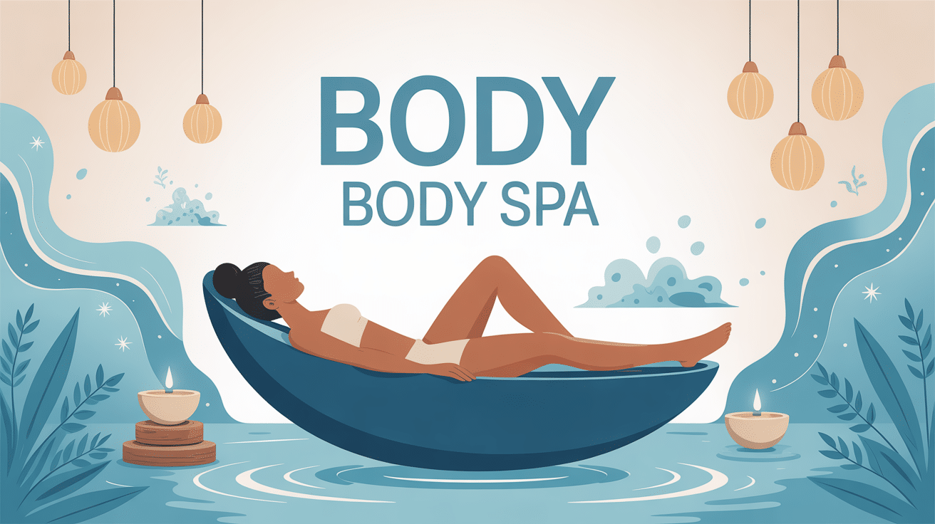 body body spa espace détente illustration