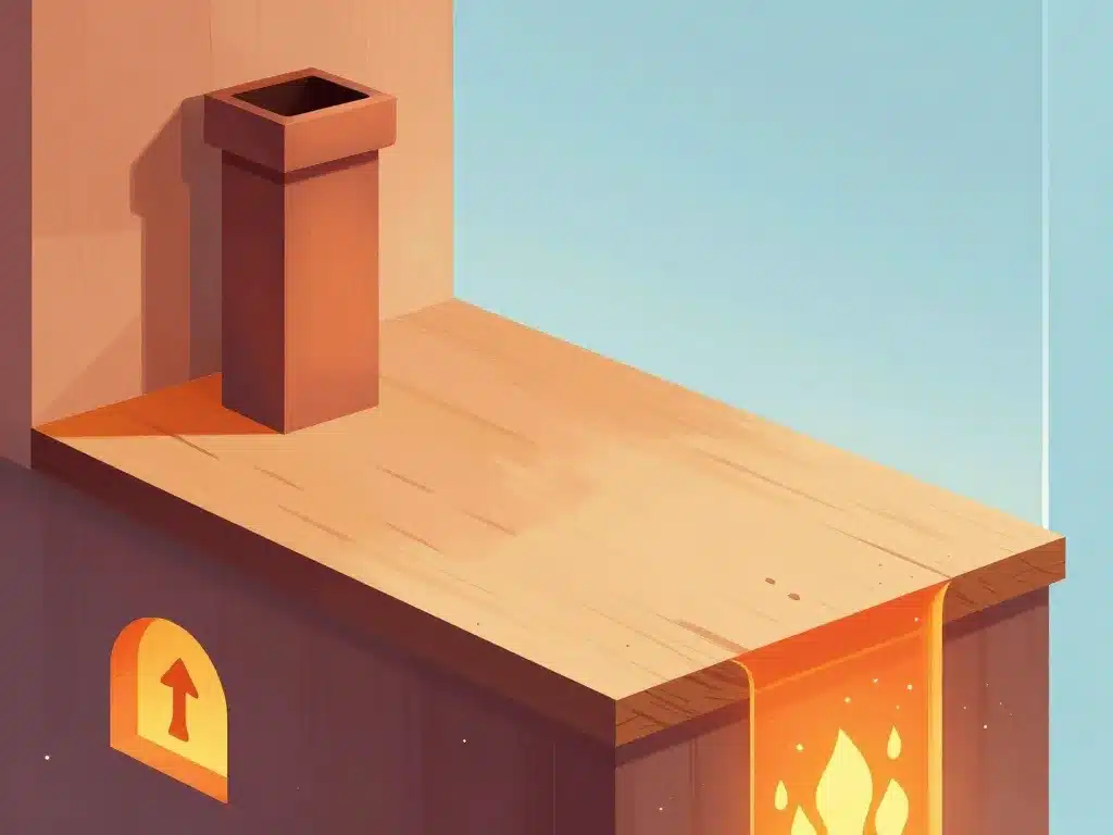 distance sécurité feu chevetre cheminée