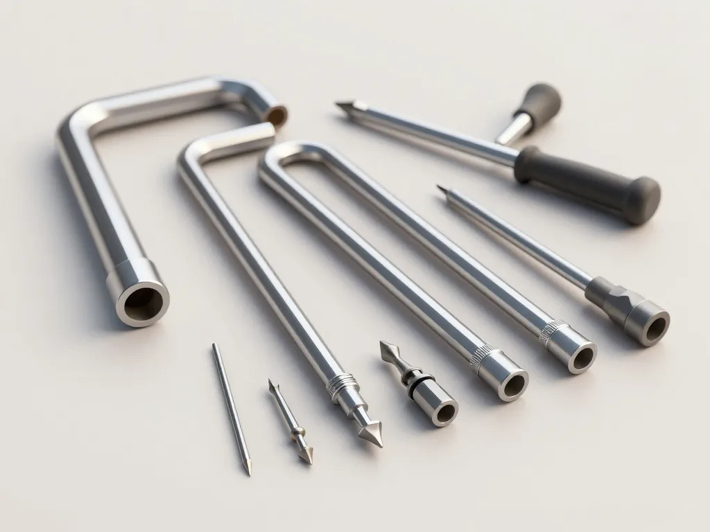 differentes cle a allen tailles formes materiau scene produit