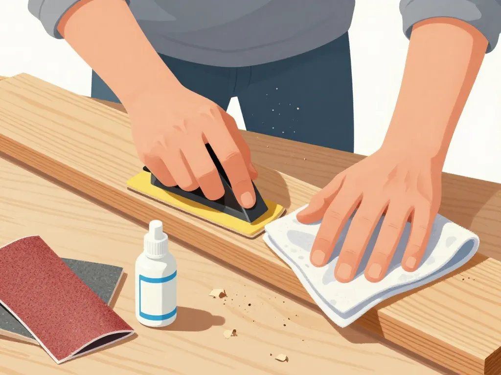 préparation du bois pour colle extra forte bois