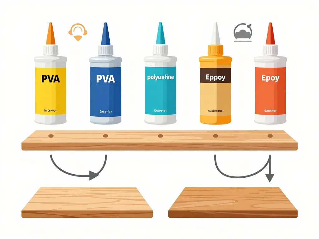 différents types de colle extra forte bois