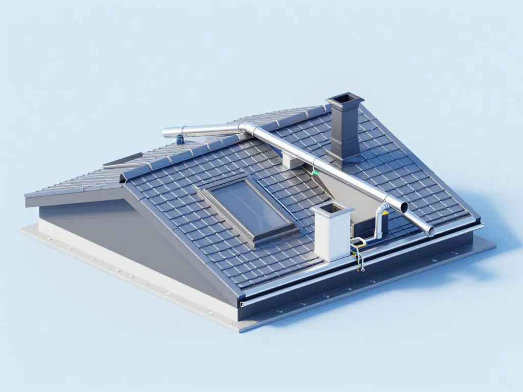 schéma couverture zinguerie étanchéité toiture