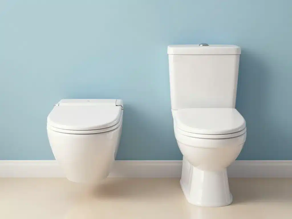 différence cuvette suspendu wc et modèle au sol