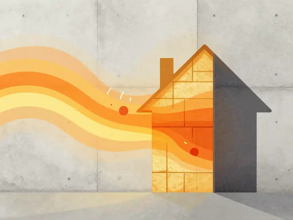 Isolation confort epaisseur plaque beton maison Phenix