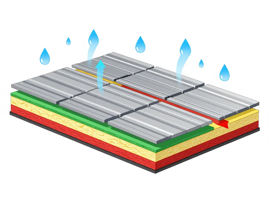 étanchéité pose panneau sandwich toiture jonction rives