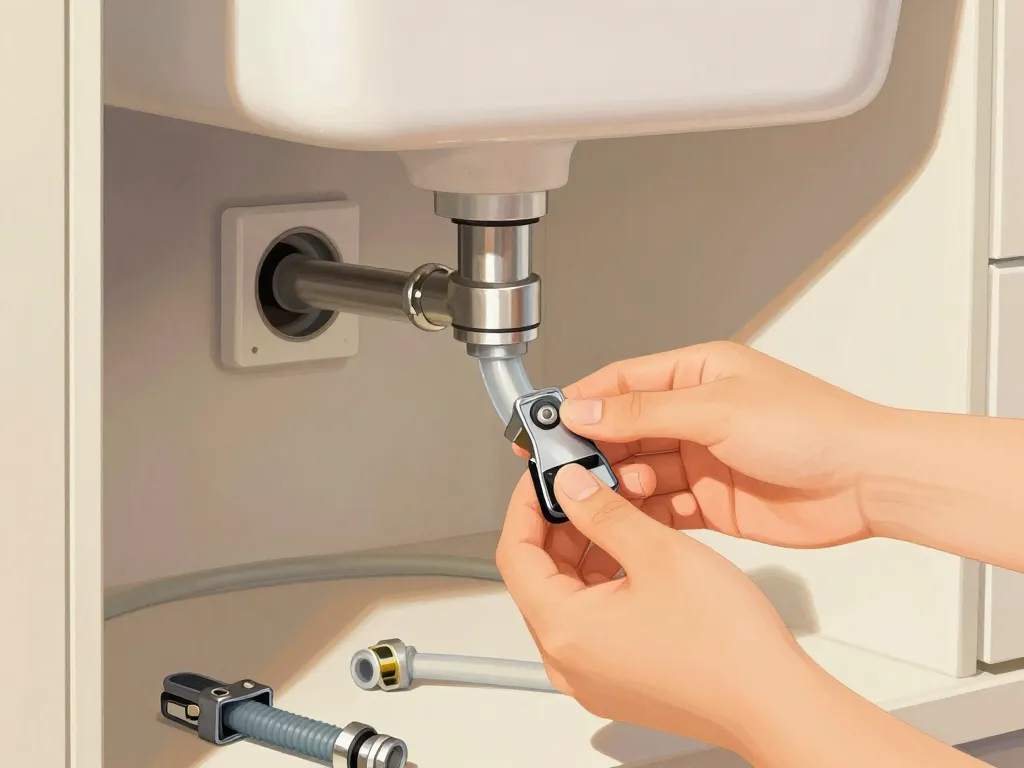 évacuation lave vaisselle raccordement sous évier