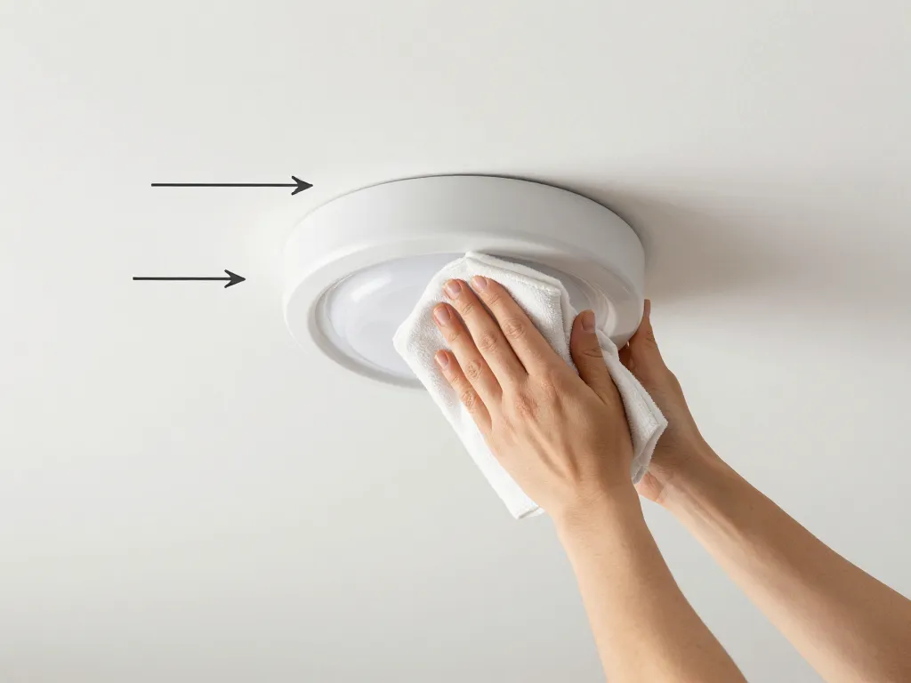 fixer luminaire plafond sans percer étape par étape adhésif