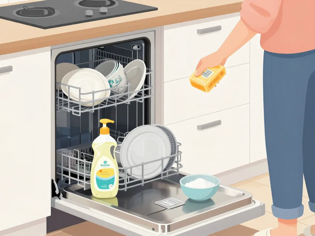 En panne de pastille lave-vaisselle alternatives immédiates illustration