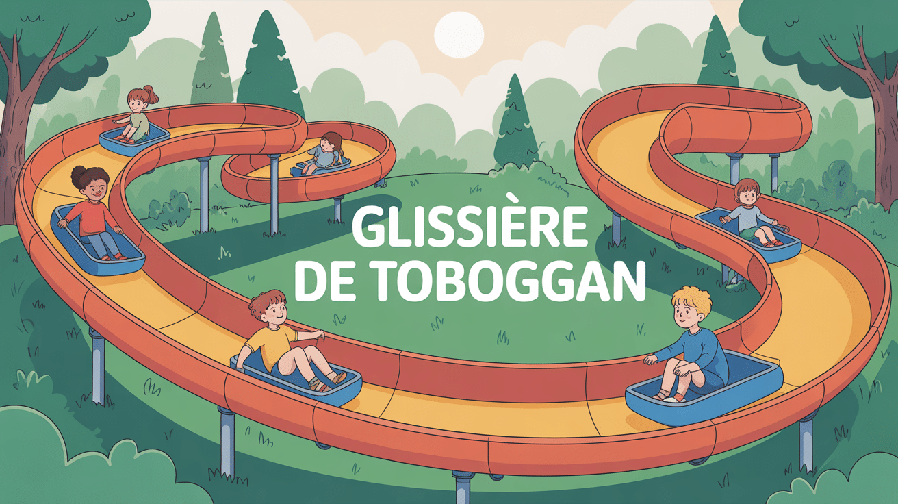 glissiere toboggan différents modèles aire de jeux