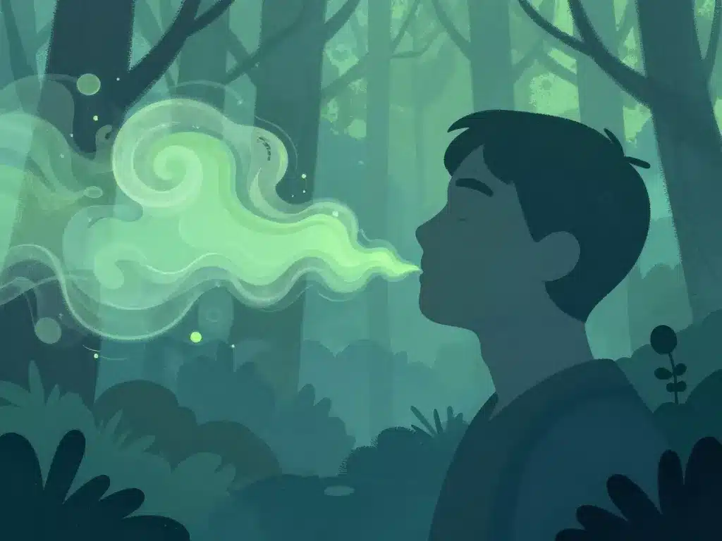 he pruche bienfaits stress respiration illustration