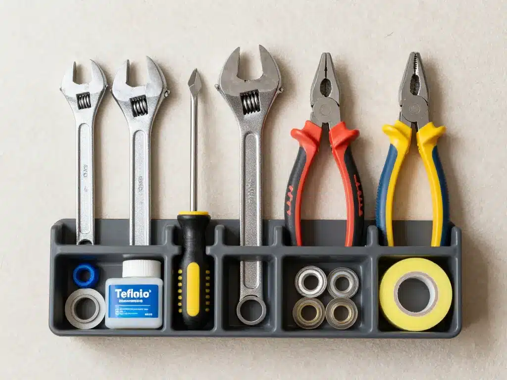 Le kit du plombier organisé pour interventions courantes