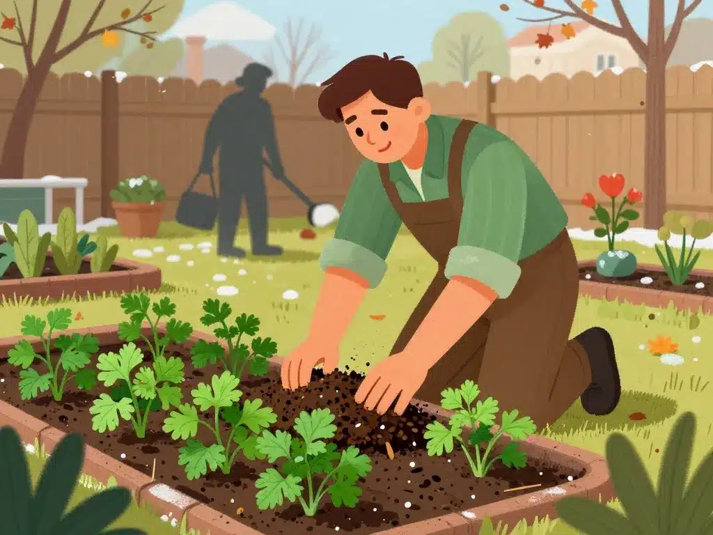 Le persil repousse t il l'année suivante protection hiver jardin