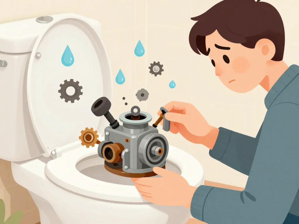 diagnostic mecanisme chasse d'eau ancien modele