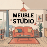meuble pour studio vue globale aménagement moderne