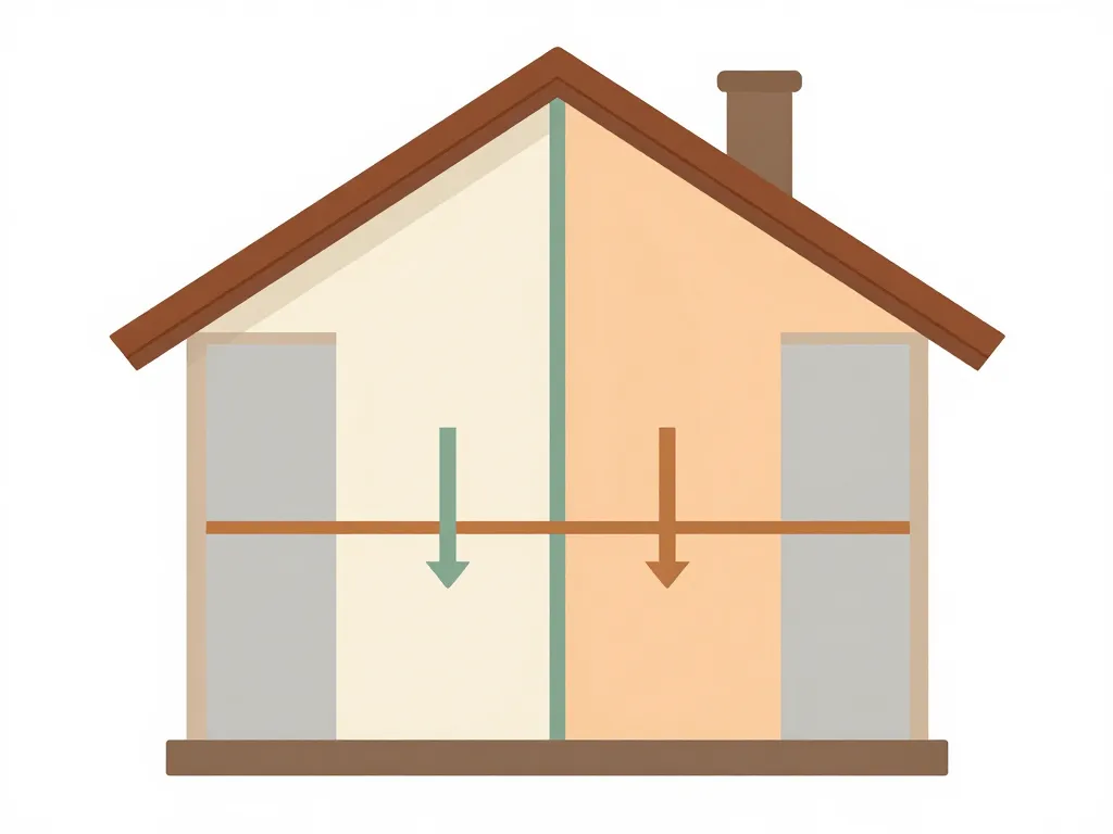 schéma rôle mur refend dans la structure
