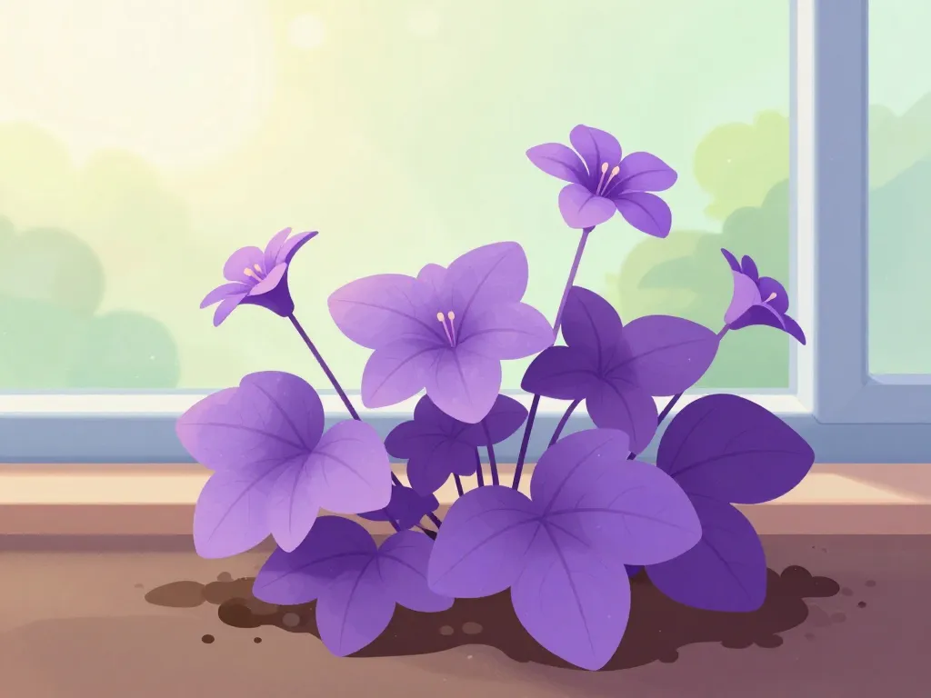 oxalis regnellii triangularis lumière substrat eau illustration