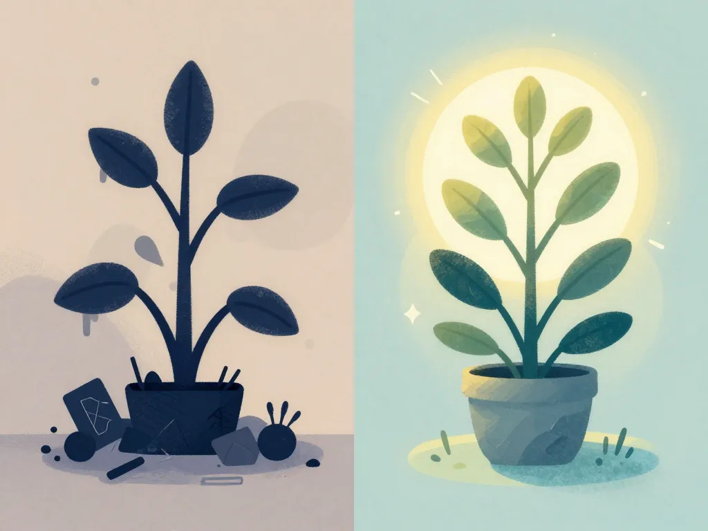 plante misère porte malheur illustration symbolique croyances