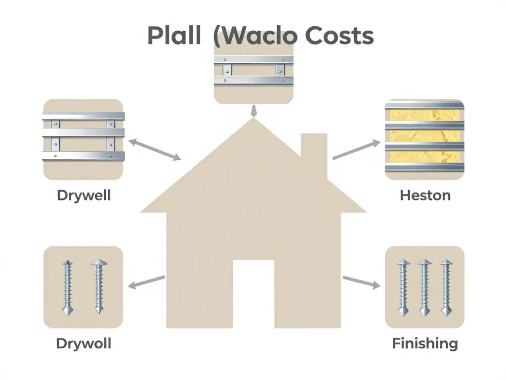 prix placo et rail schéma composants coût