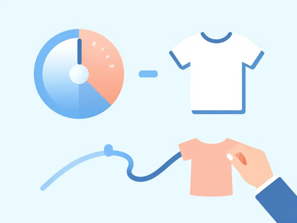 visuel paramètres sèche-linge pour ne pas rétrécir