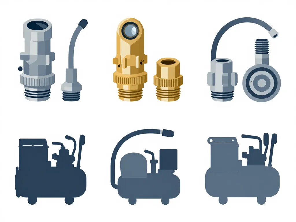 différents types raccord rapide compresseur