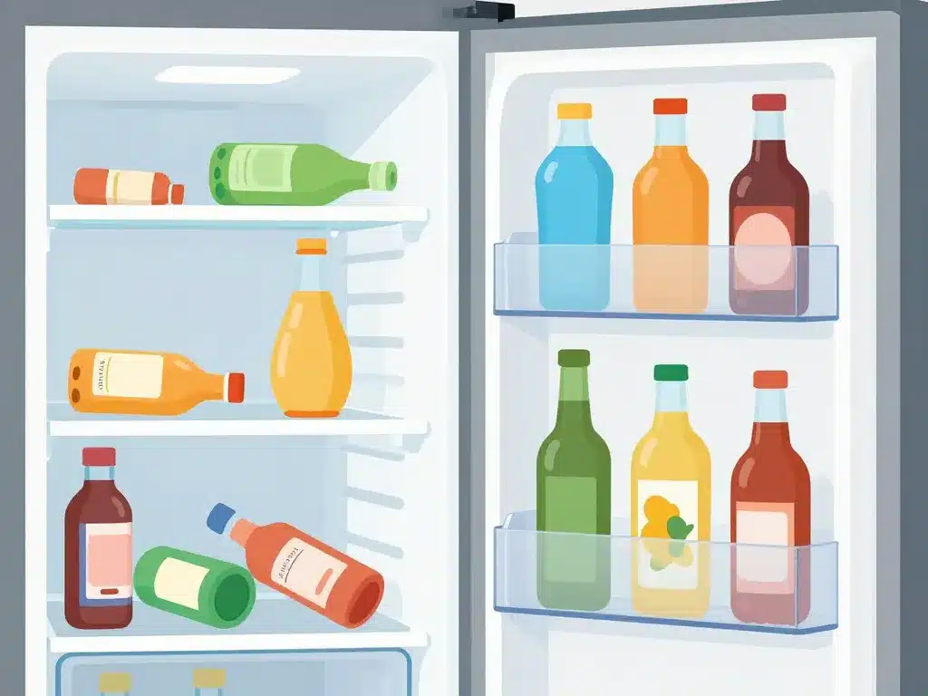 Utilité range bouteille frigo organisation sécurité