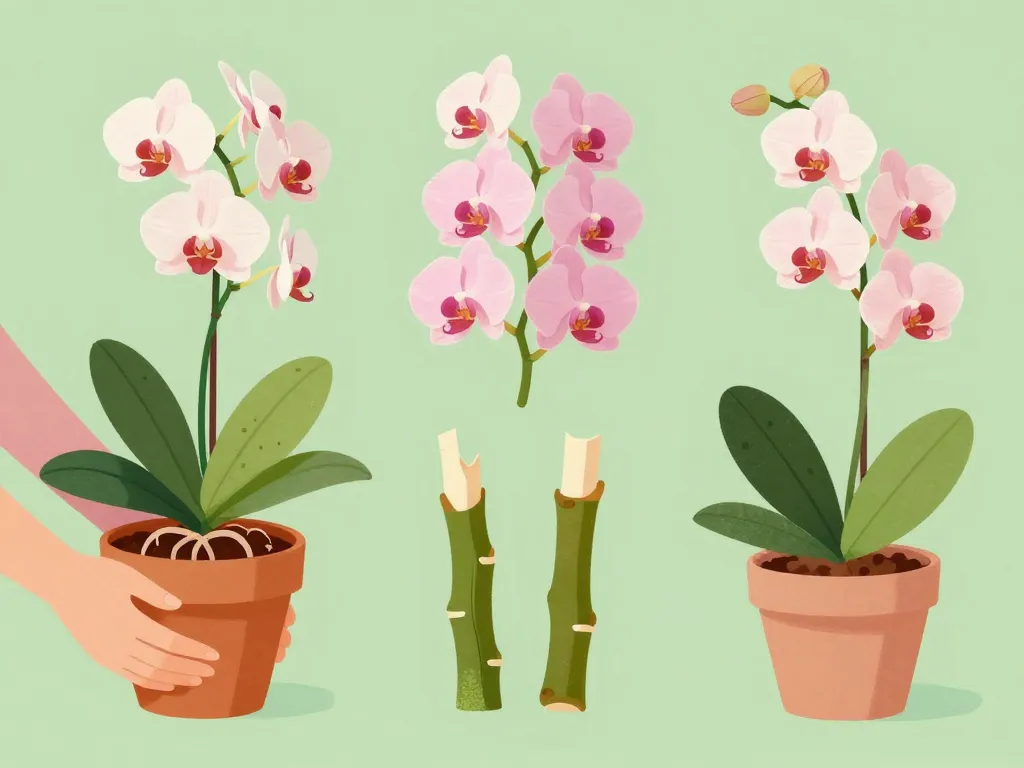 rempotage et multiplication du noble dendrobium en étapes