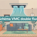Schema vmc double flux illustration globale maison