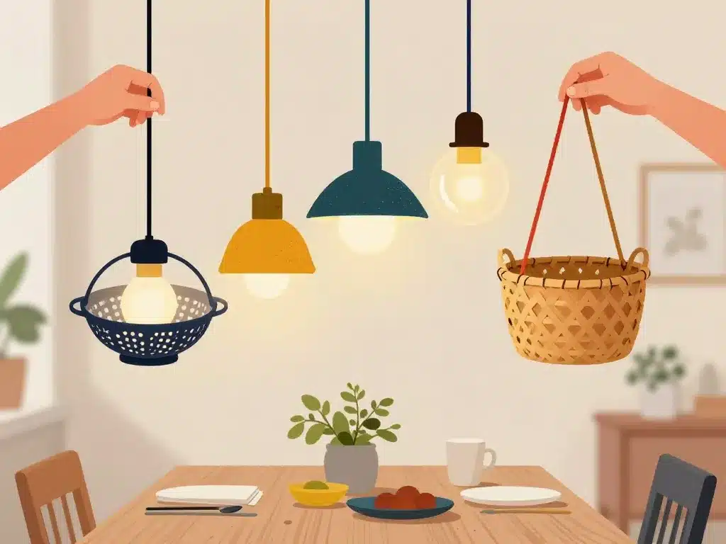 suspension cuisine originale idées créatives et DIY