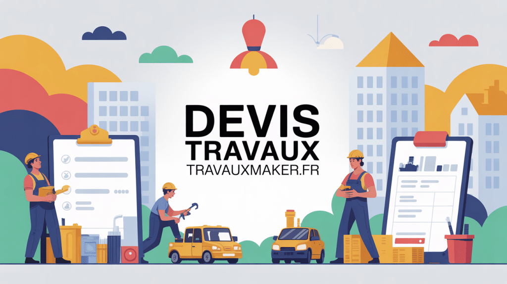 Illustration travauxmaker.fr 5 devis comparaison artisans