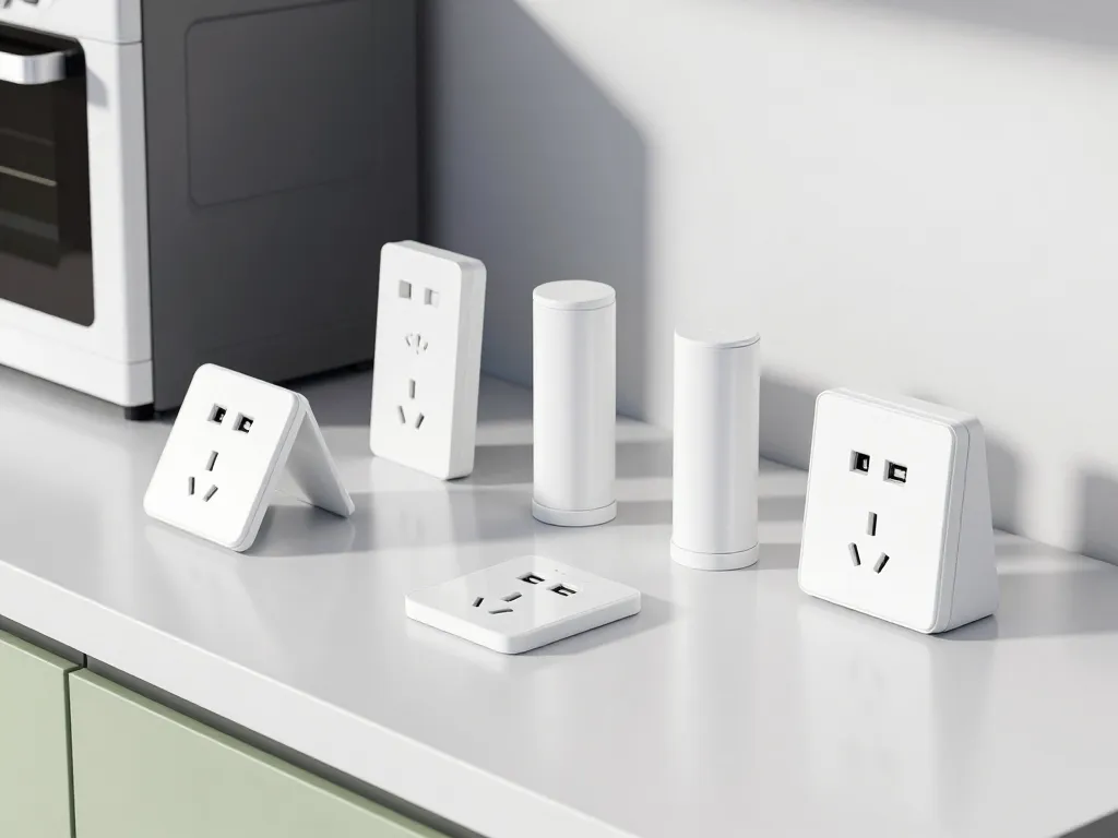 prises modernes cuisine plan de travail