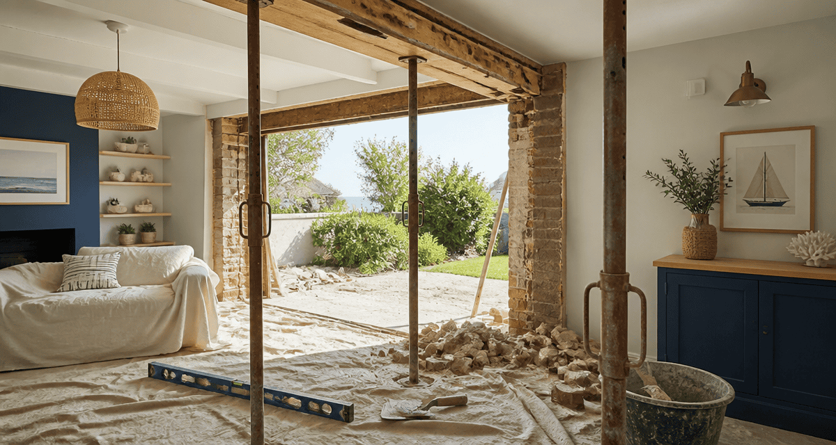 agrandir fenetre mur porteur en renovation