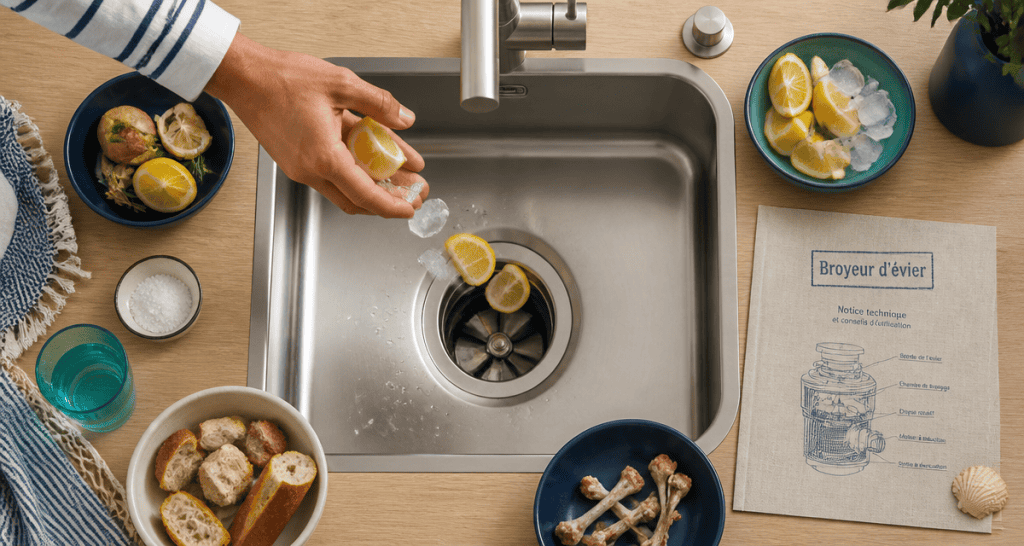 broyeur pour evier sous evier inox cuisine