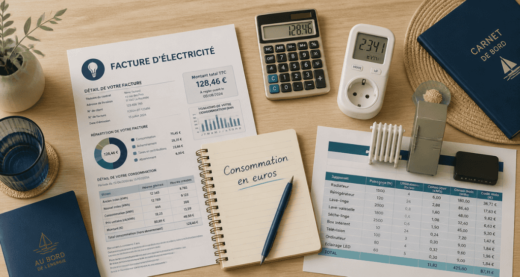 calcul consommation électrique en euros mon club elec fr facture et calculatrice