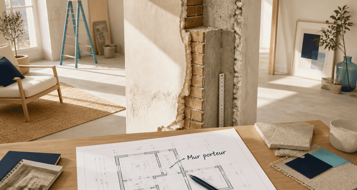 comment reconnaitre un mur porteur salon en rénovation
