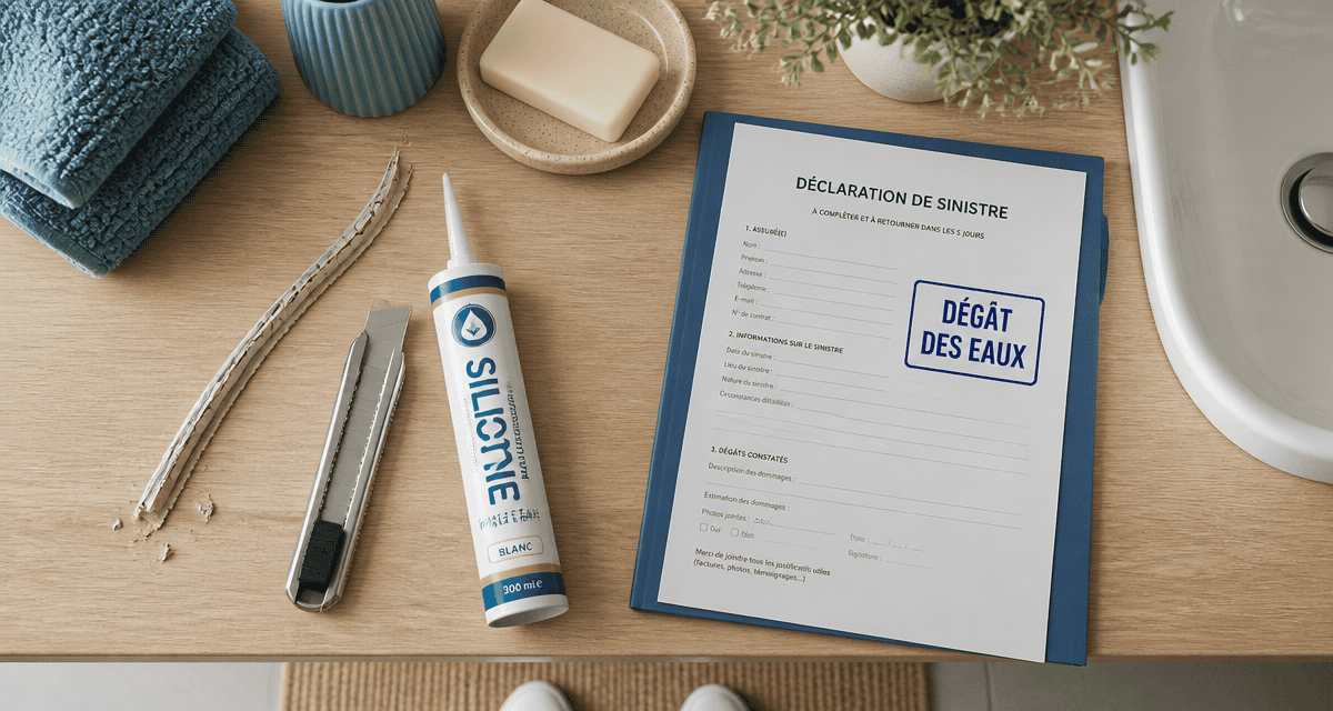 dégât des eaux joint défectueux assurance dossier