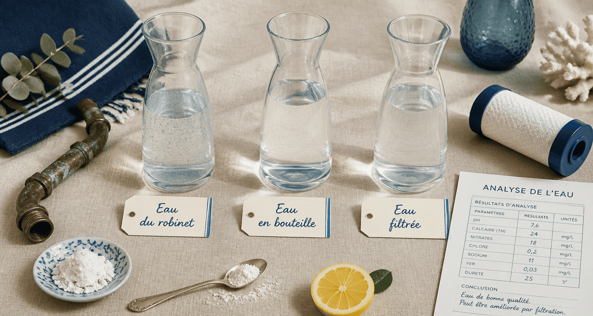 inconvenient de l eau du robinet carafes chlore pesticides