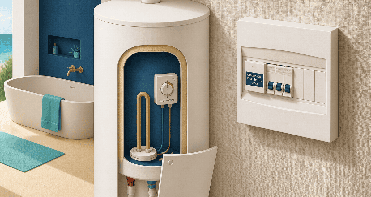 plus d eau chaude chauffe eau salle de bain