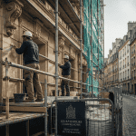 réhabilitation de bâtiments anciens Paris chantier façade