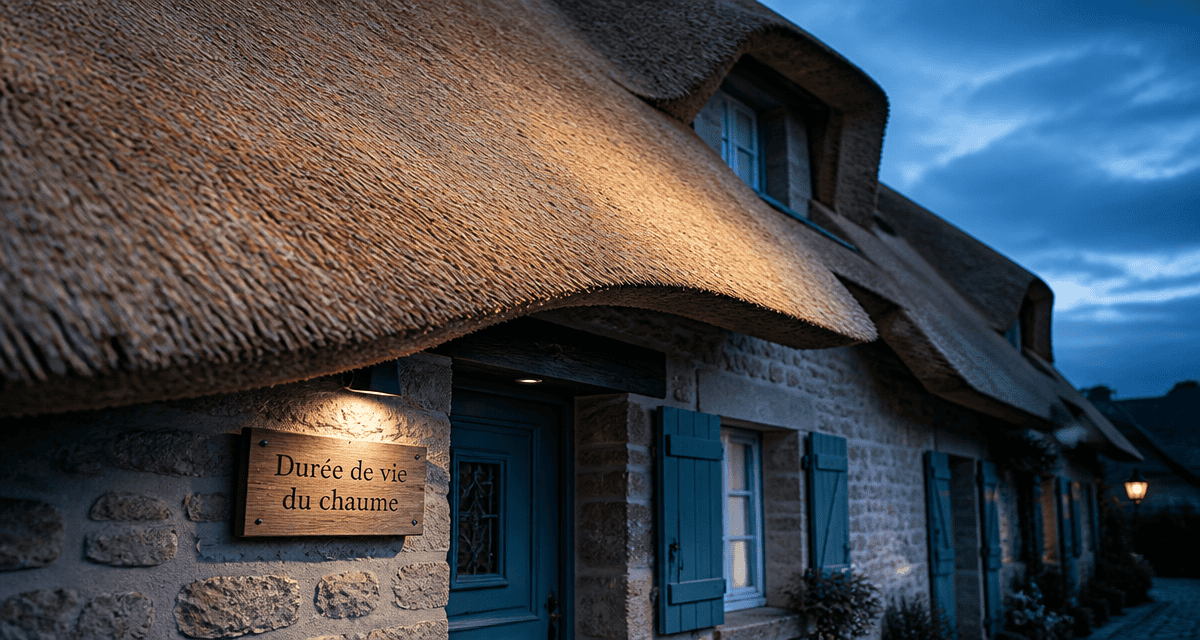 toit de chaume durée de vie maison normande