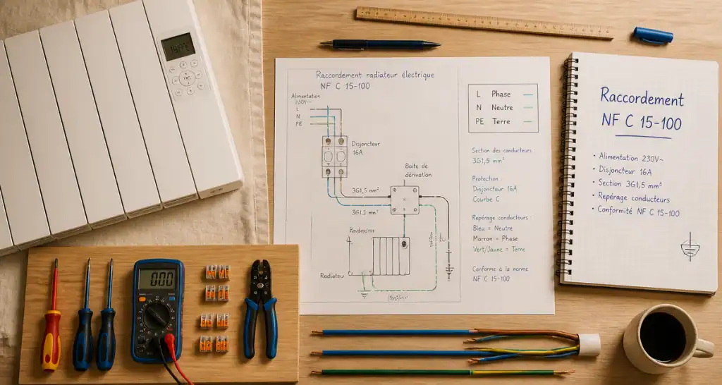comment brancher un radiateur électrique outils et schéma
