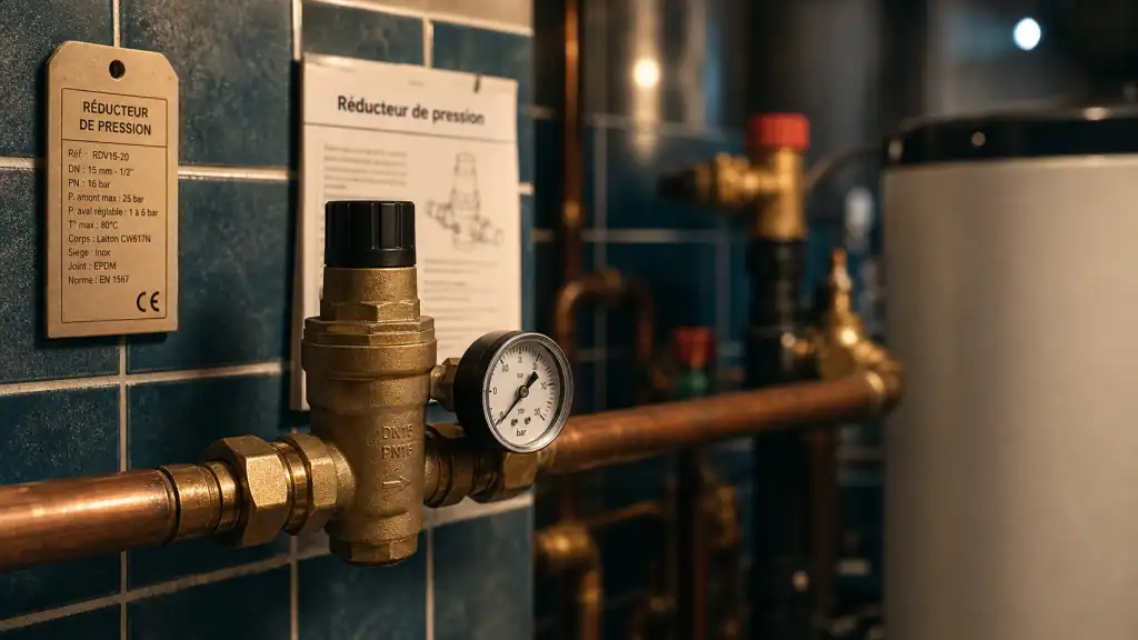 Réducteur de pression d’eau : durée de vie et signes d’usure visibles sur laiton et manomètre