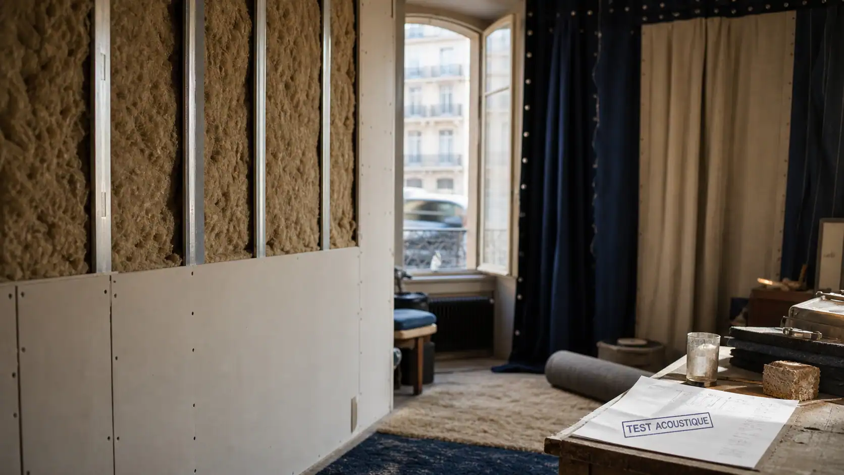 Isoler phoniquement une pièce : mur phonique, fenêtre et laine minérale