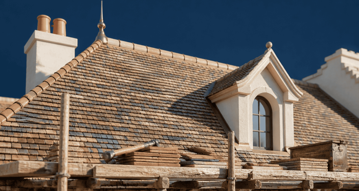 prix au m2 tuile plate sur toiture en tuiles plates