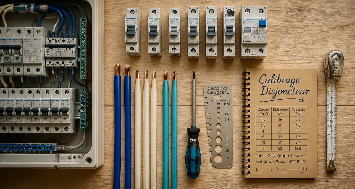quel disjoncteur pour quel appareil tableau électrique et outils