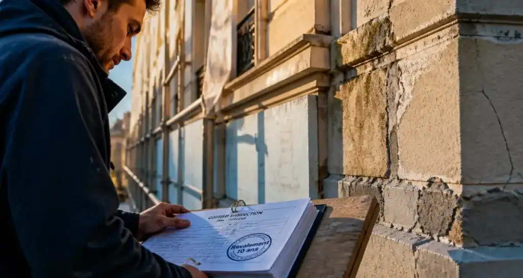Ravalement de façade tous les combien : échafaudage et contrôle des fissures