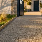 allee beton 3m en béton désactivé : finition granuleuse